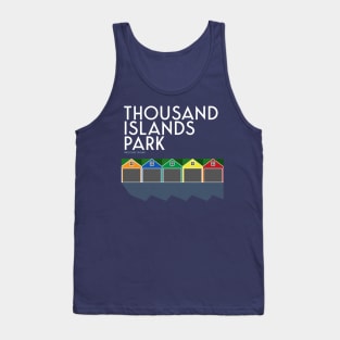 Thousand Islands Park House Boats Tank Top